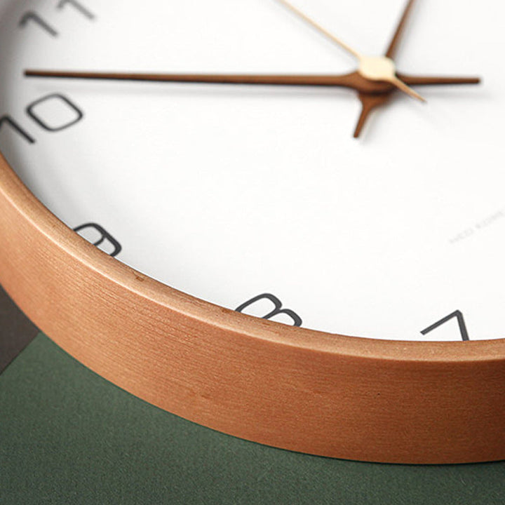 Rustic Wooden Wall Clock – Quiet Timeless Addition For Your Interior Kalsten