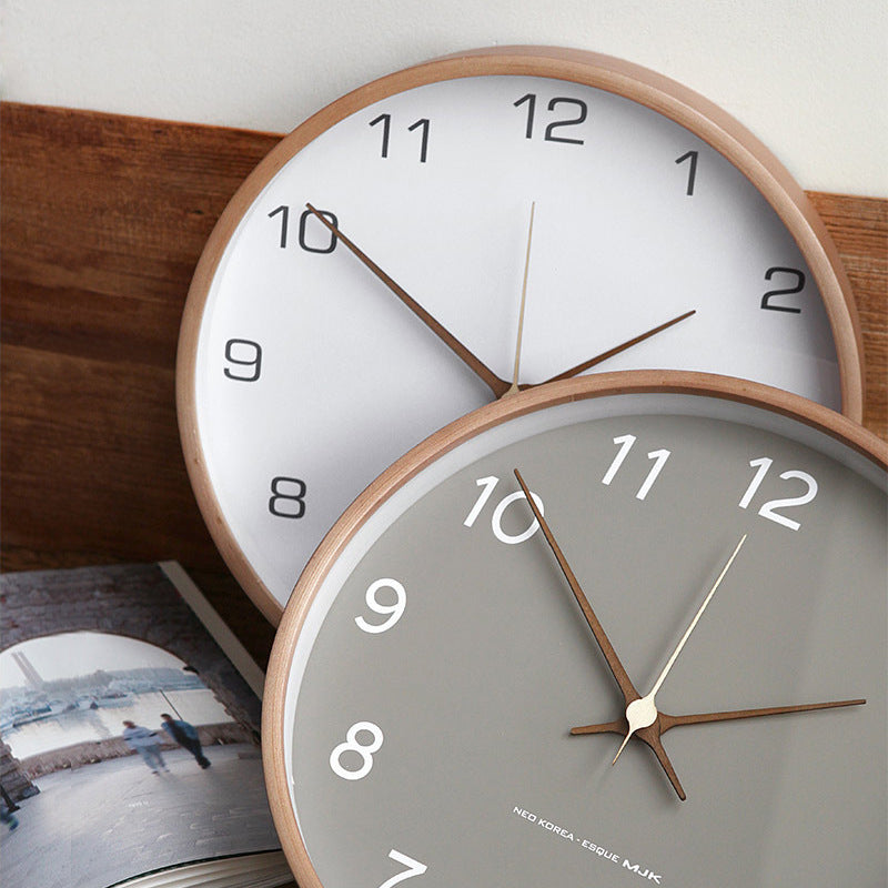 Rustic Wooden Wall Clock – Quiet Timeless Addition For Your Interior Kalsten