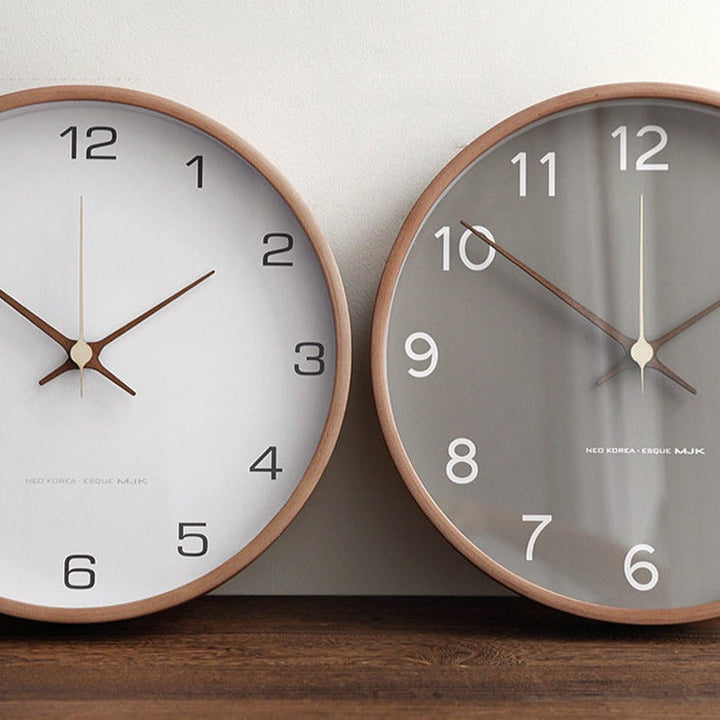 Rustic Wooden Wall Clock – Quiet Timeless Addition For Your Interior Kalsten