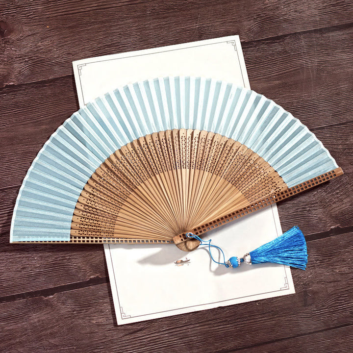 Kalsten | Hand fan made of bamboo silk