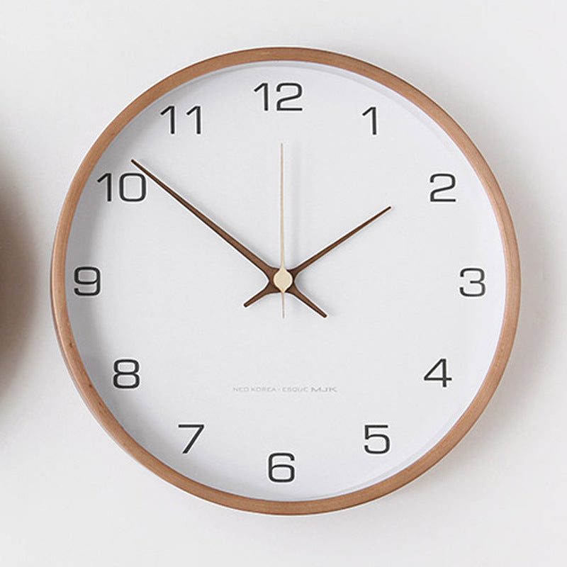 Rustic Wooden Wall Clock – Quiet Timeless Addition For Your Interior Kalsten