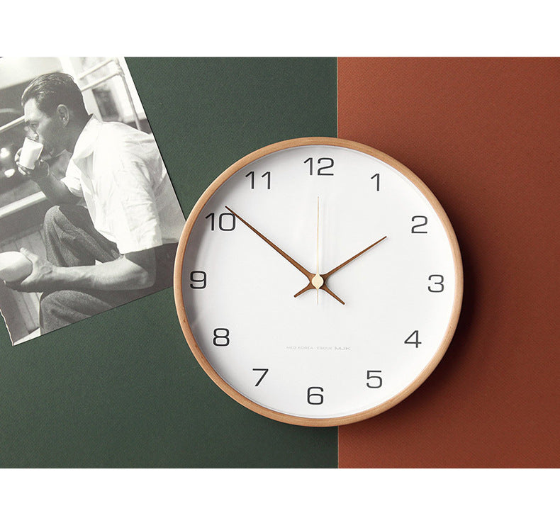 Rustic Wooden Wall Clock – Quiet Timeless Addition For Your Interior Kalsten