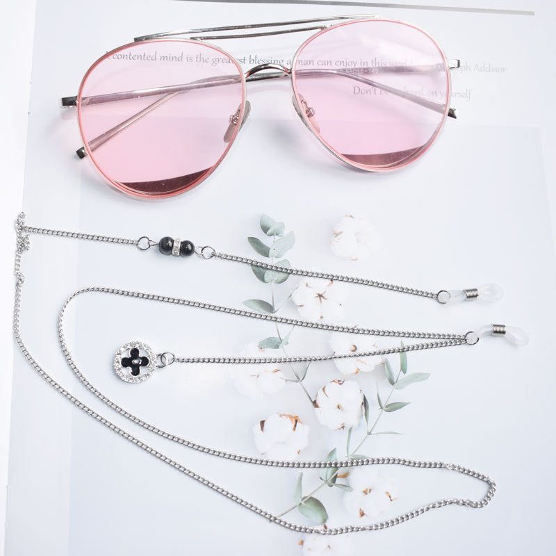 Layered Charm Necklace with Adjustable Length Kalsten