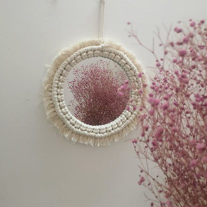 Decorative Macrame Wall Mirror Acalora