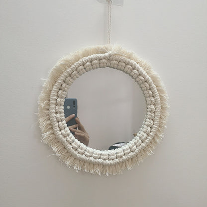 Decorative Macrame Wall Mirror Acalora