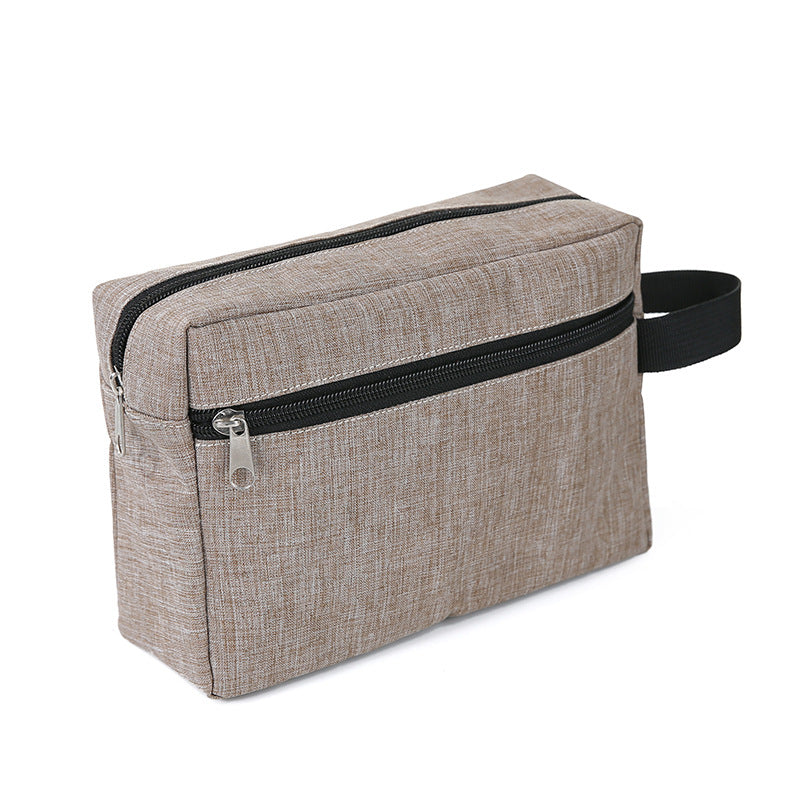 Cosmetic bag with multiple compartments and secure zipper Kalsten