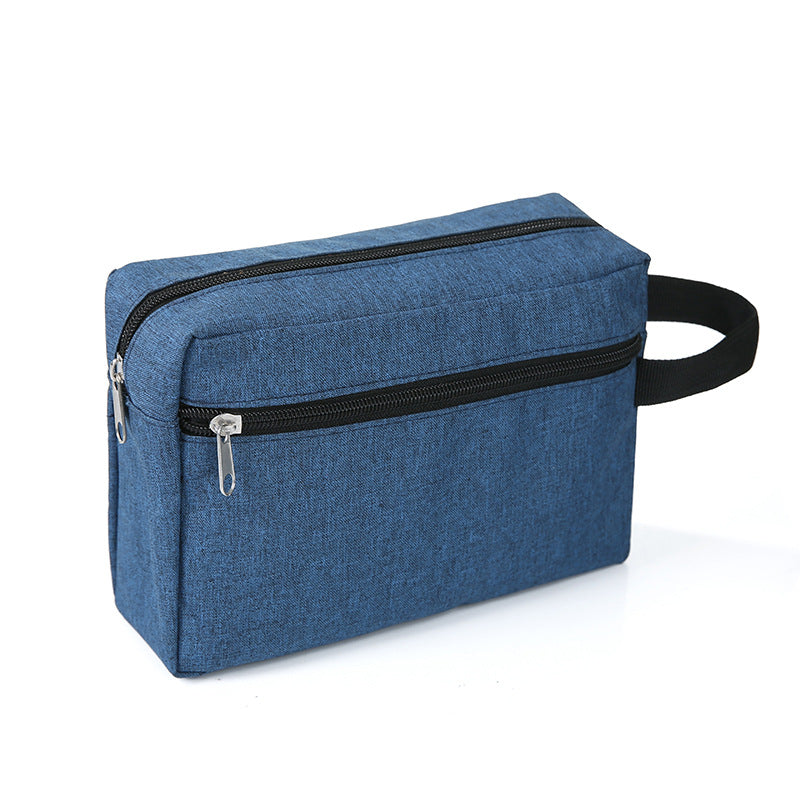 Cosmetic bag with multiple compartments and secure zipper Kalsten