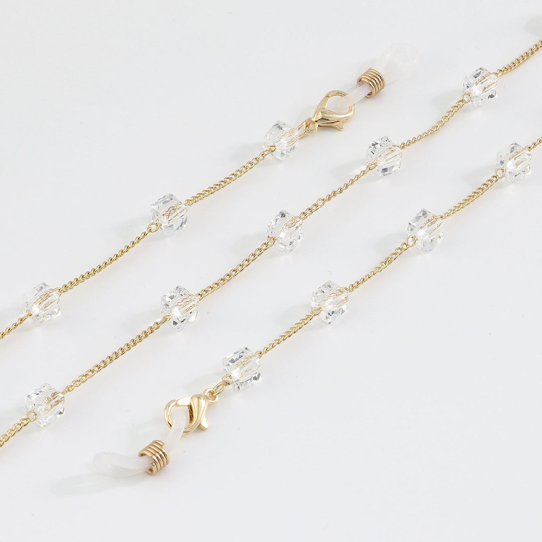 Minimalist Crystal Eyewear Chain Kalsten