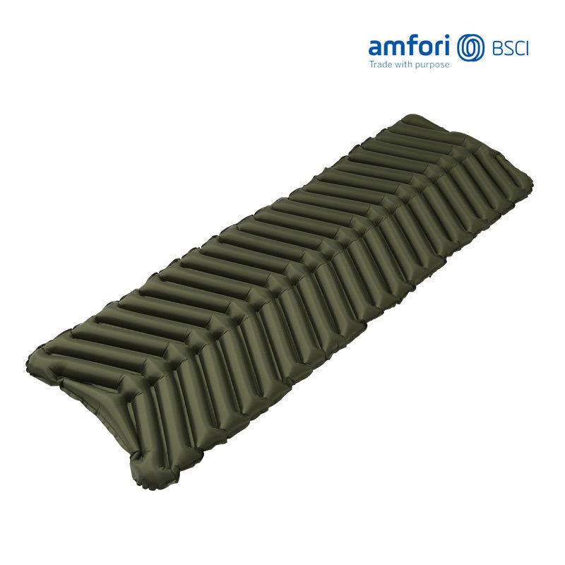 lightweight insulated inflatable camping sleeping pad with ergonomic air cell design Kalsten