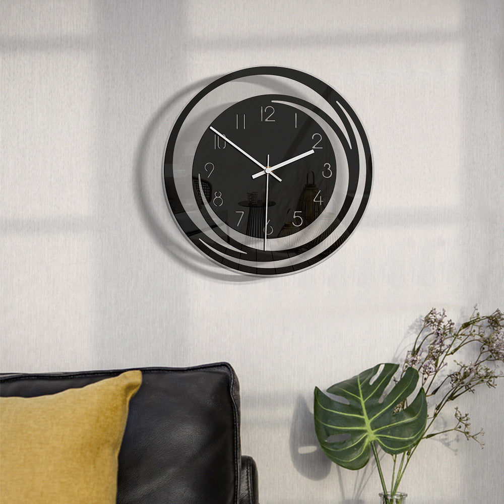 Elegant Silent Wall Clock in Acrylic – Modern and Stylish Kalsten