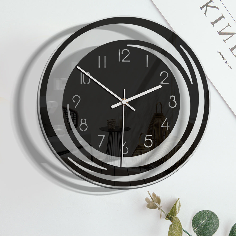 Elegant Silent Wall Clock in Acrylic – Modern and Stylish Kalsten