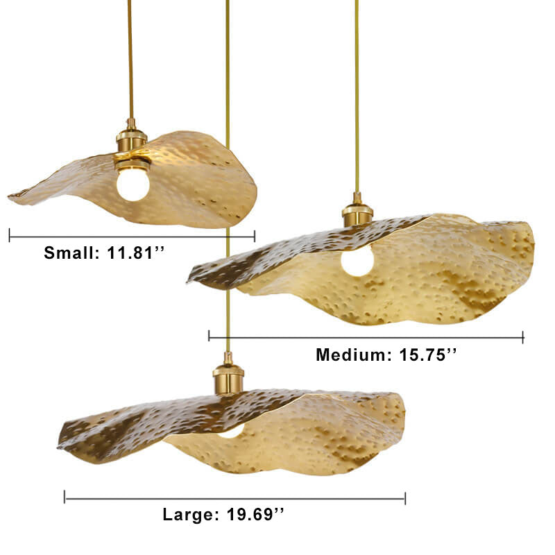 Pendant Light Electroplated Iron 11.8 in Adjustable Modern Living Room Restaurant Bar Hanging Ceiling Lamp | Kalsten