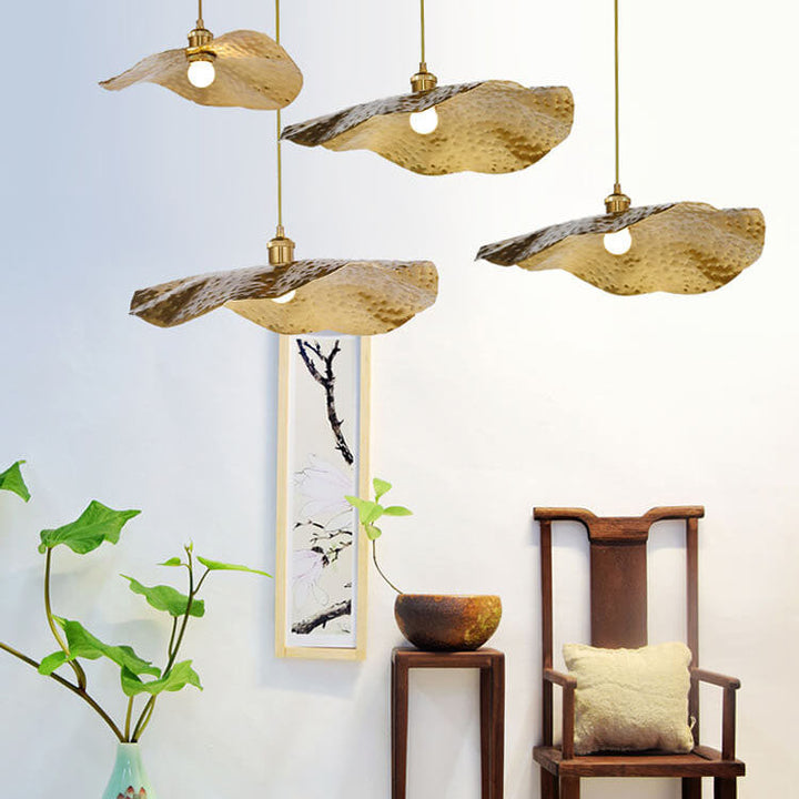 Pendant Light Electroplated Iron 11.8 in Adjustable Modern Living Room Restaurant Bar Hanging Ceiling Lamp | Kalsten