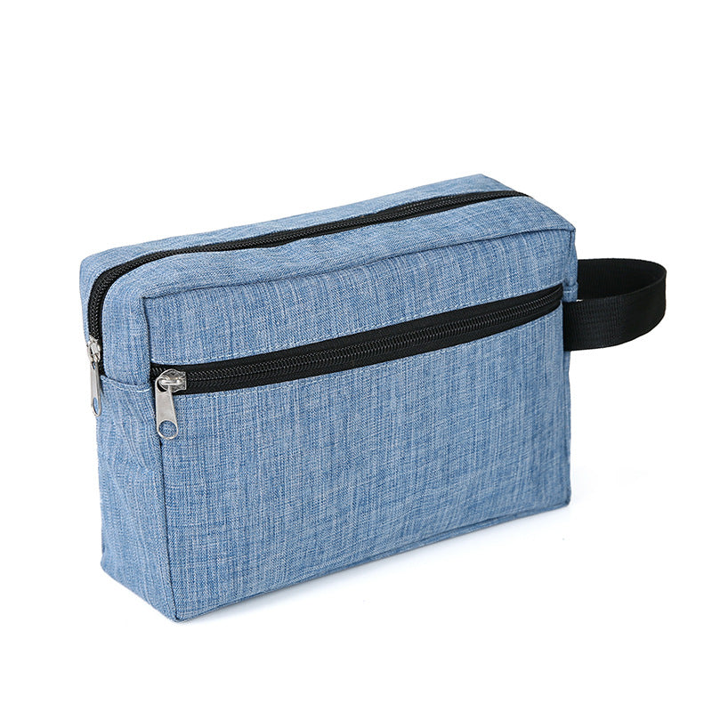 Cosmetic bag with multiple compartments and secure zipper Kalsten