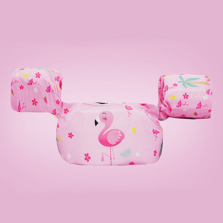Women's Inflatable Swim Aid with Colorful Flamingo Design Kalsten