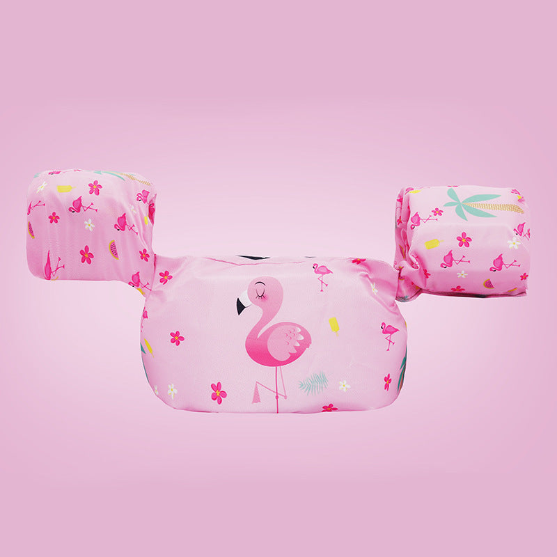 Women's Inflatable Swimming Aid with Colorful Flamingo Design Kalsten