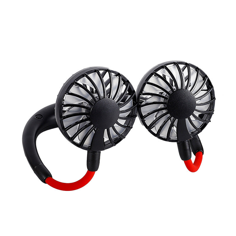 Unisex portable neck fan with dual flexible fans and rechargeable battery Kalsten