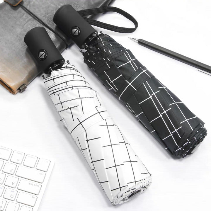 Women's elegant folding umbrella with trendy feather design Kalsten