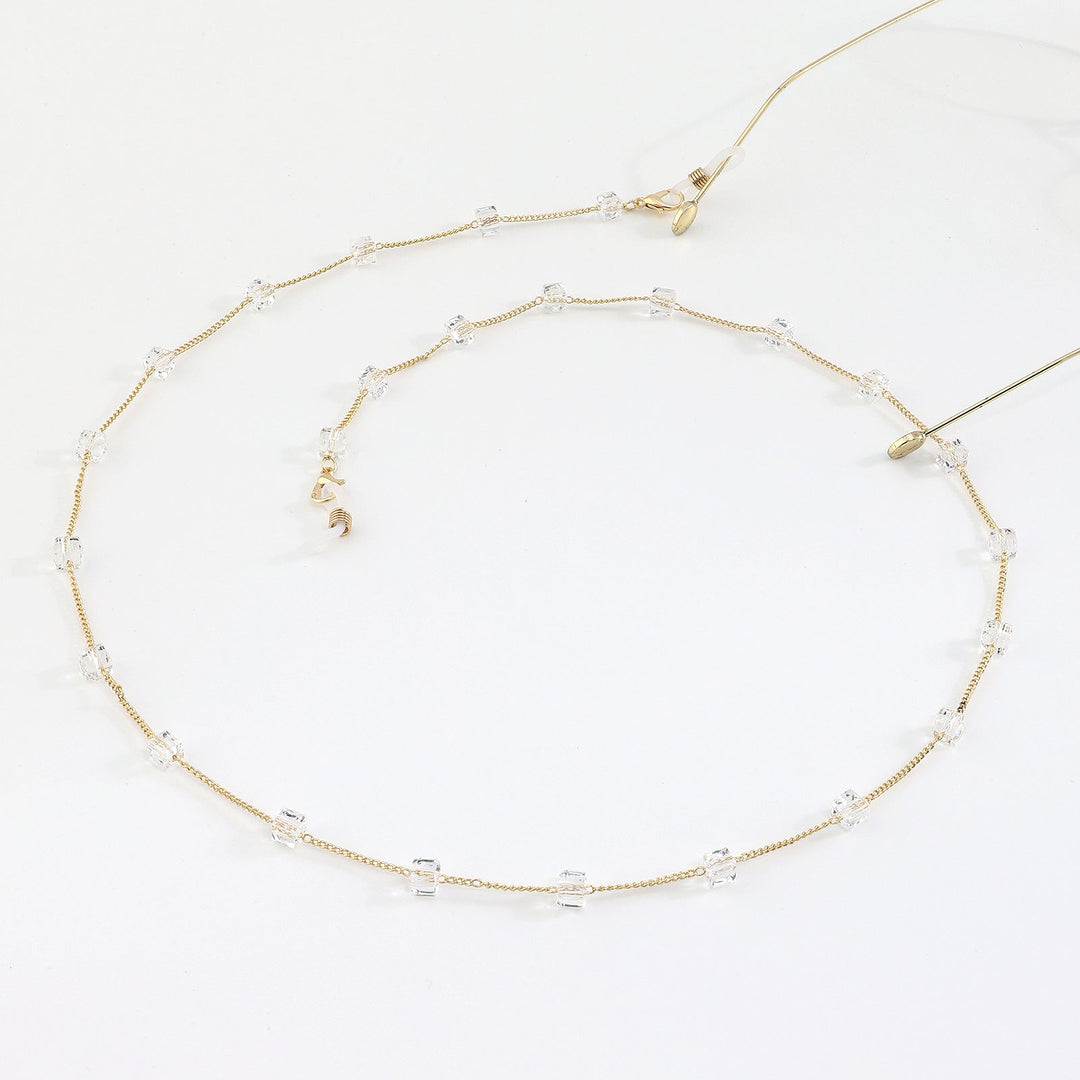 Minimalist Crystal Eyewear Chain Kalsten
