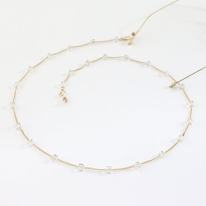 Minimalist Crystal Eyewear Chain Kalsten