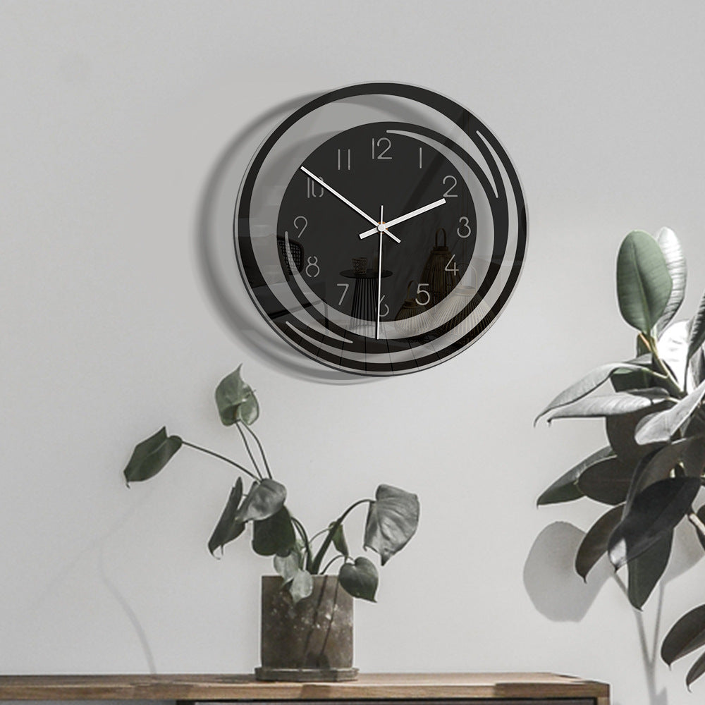Elegant Silent Wall Clock in Acrylic – Modern and Stylish Kalsten