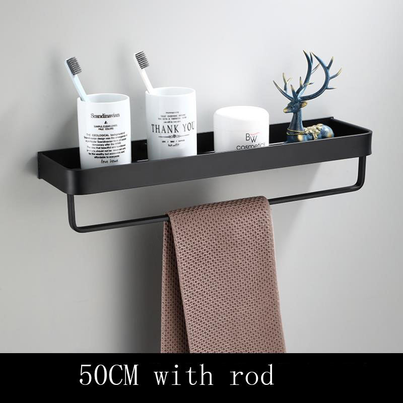 Skanto | AluSpace - Black Space Aluminum Wall Shelf