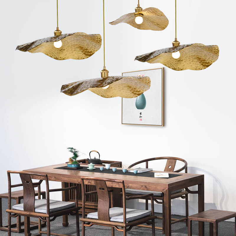 Pendant Light Electroplated Iron 11.8 in Adjustable Modern Living Room Restaurant Bar Hanging Ceiling Lamp | Kalsten