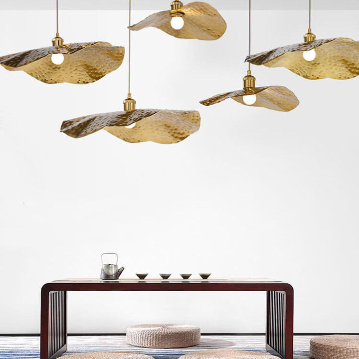 Pendant Light Electroplated Iron 11.8 in Adjustable Modern Living Room Restaurant Bar Hanging Ceiling Lamp | Kalsten