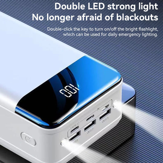 BowLift | 50000mAh Large Capacity Power Bank Mobile Phone Super Fast Charger Mobile Power Supply Tablet Laptop External Power Supply