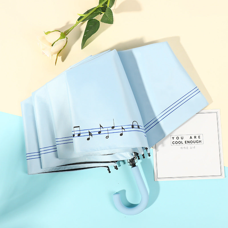 Ladies elegant folding umbrella with practical protection mechanism Kalsten