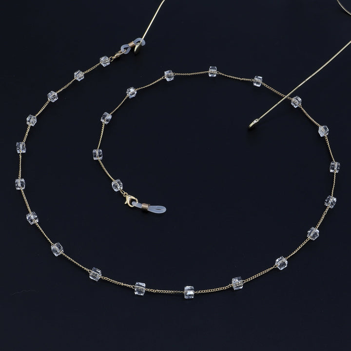 Minimalist Crystal Eyewear Chain Kalsten