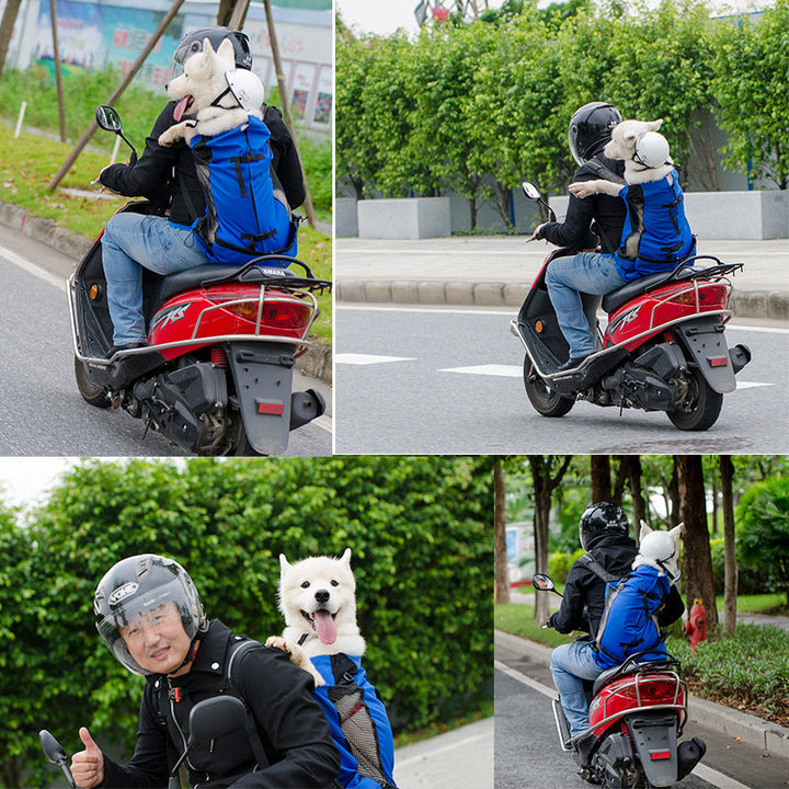 Kalsten | Dog Backpack – Comfortable Carrying Bag for Medium Dogs with Safety Strap and Storage Pockets