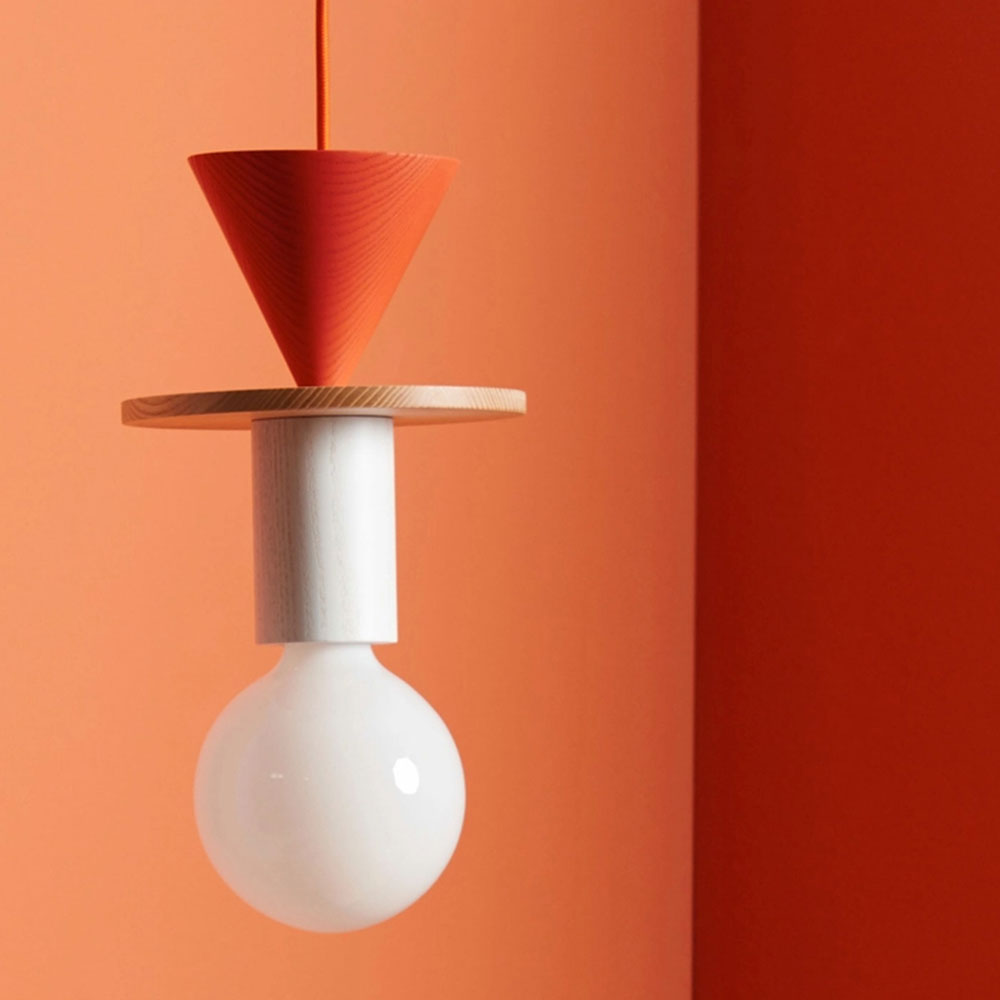 Design Colored Wood Blocks Pendant Light | Kalsten