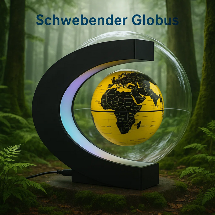 Kalsten | AstroGlobe LED World Globe – Floating Globe Lamp with Magnetic Suspension