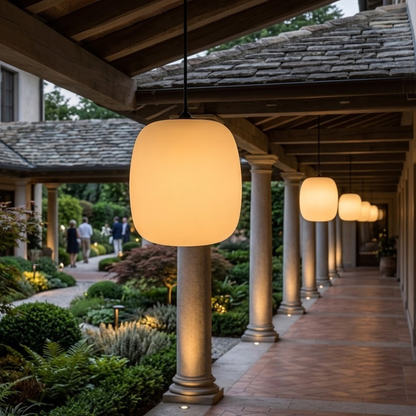 Japanese-Style Waterproof Outdoor Hanging Lantern