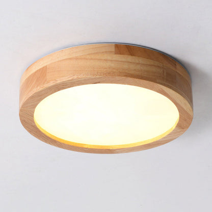 BowLift | Ceiling Light Wooden LED Flush Mount Fixture