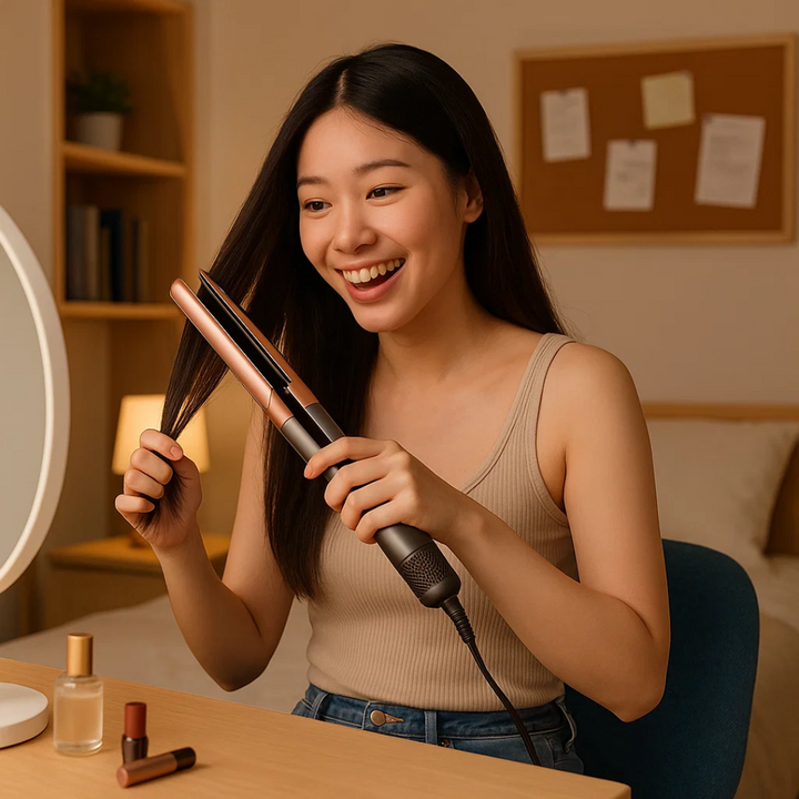 2-in-1 Hair Dryer & Straightener
