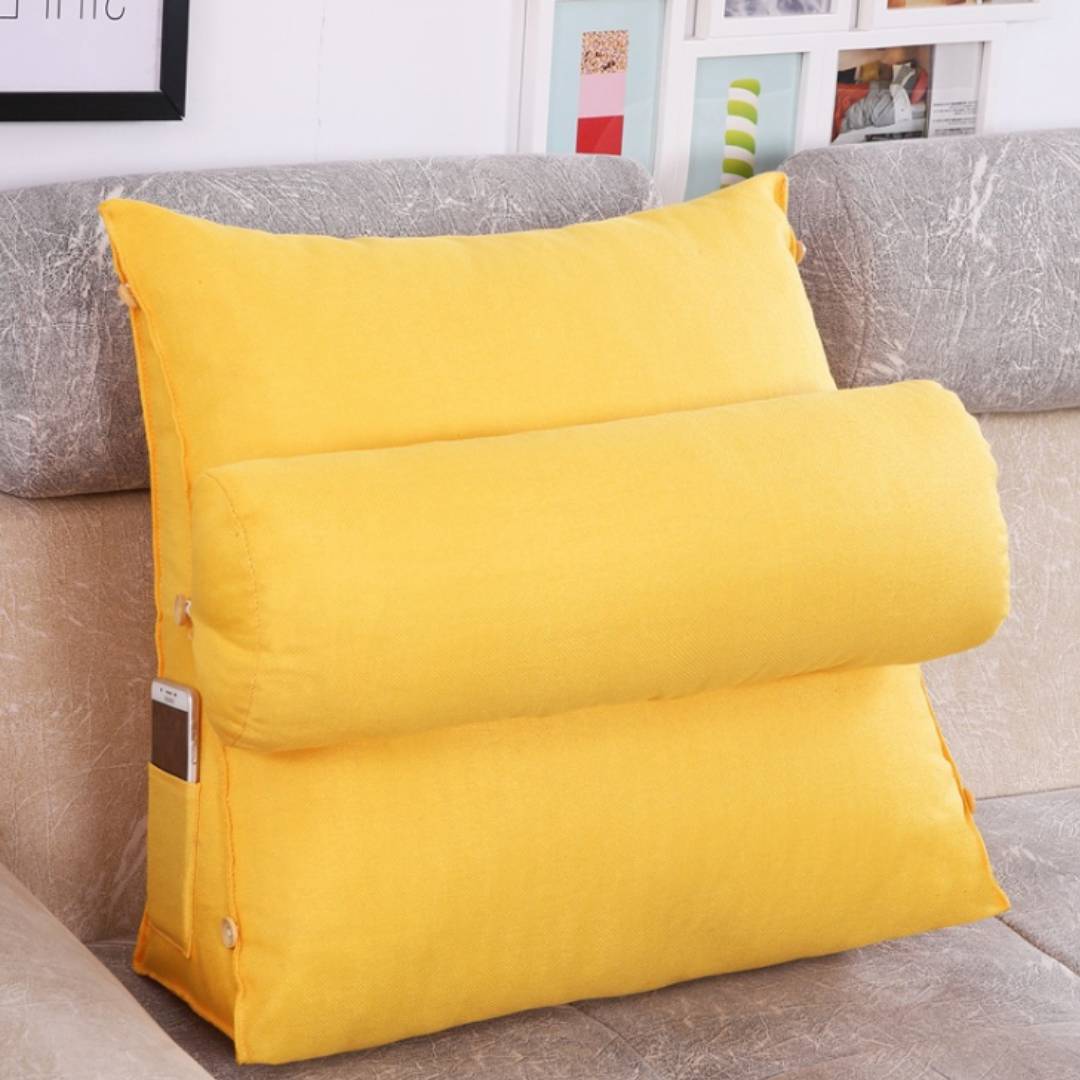 LoungeEase | Backrest Pillow for Reading and TV - Lumbar Support Adjustable Bed Pillow - Comfort Posture - Versatile Use Pillow Kalsten