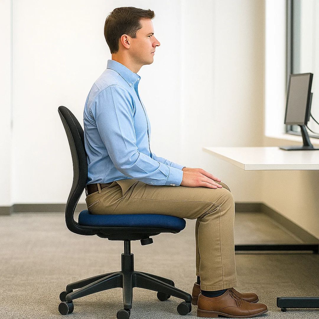 SitRelief | Donut Seat Cushion – Tailbone & Haemorrhoid Relief – Memory Foam – Washable Cover – Office, Travel, Postpartum Use Kalsten