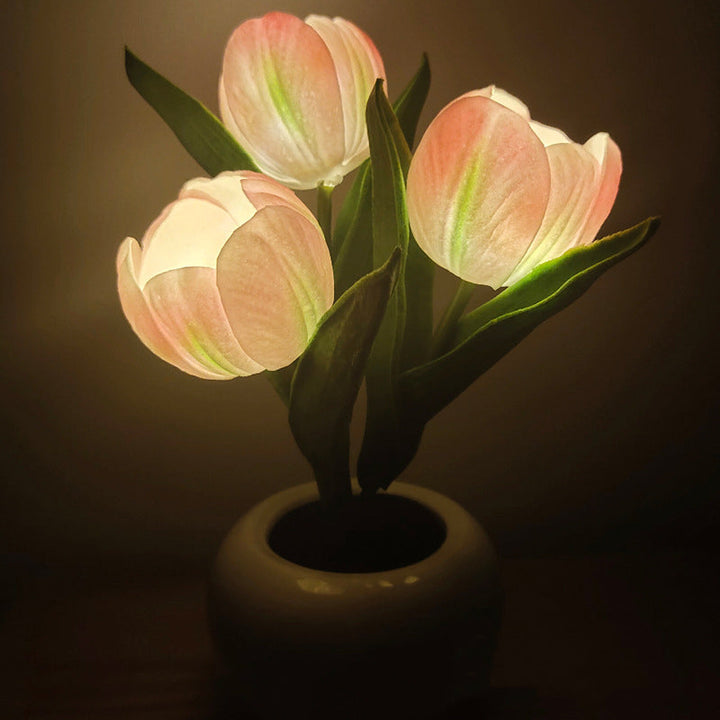LED Tulip Nightstand Lamp Flower Table Lamp | Kalsten
