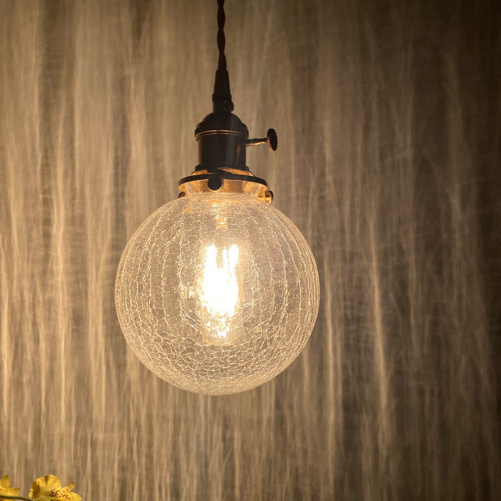 Glass Living Room Small Globe Pendant Light | Kalsten