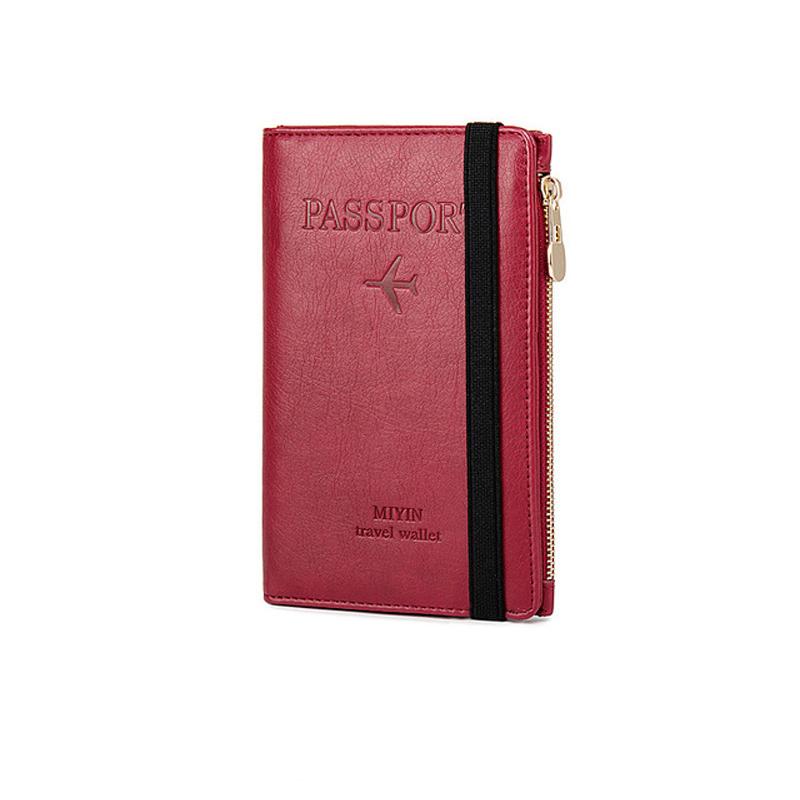 Men's Leather Passport Wallet with RFID Blocking | Kalsten