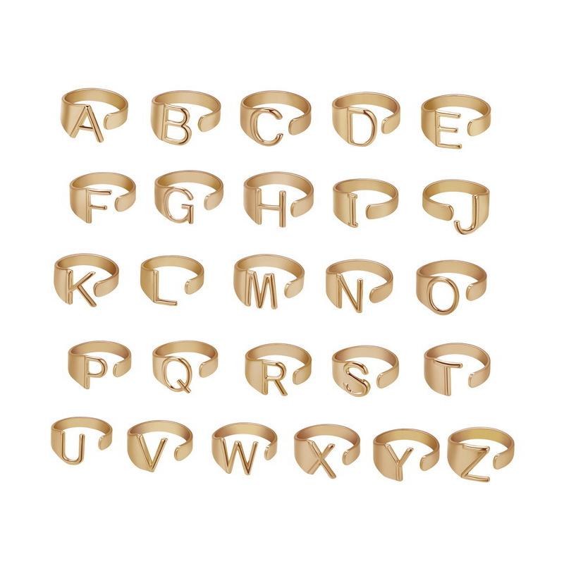Kalsten | Initial A-Z Letter Ring