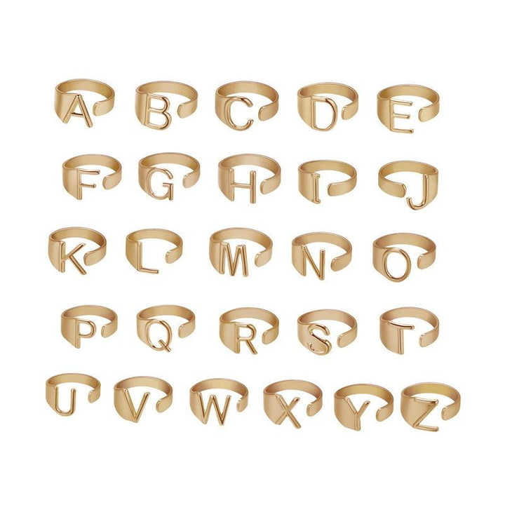 Kalsten | Initial A-Z Letter Ring