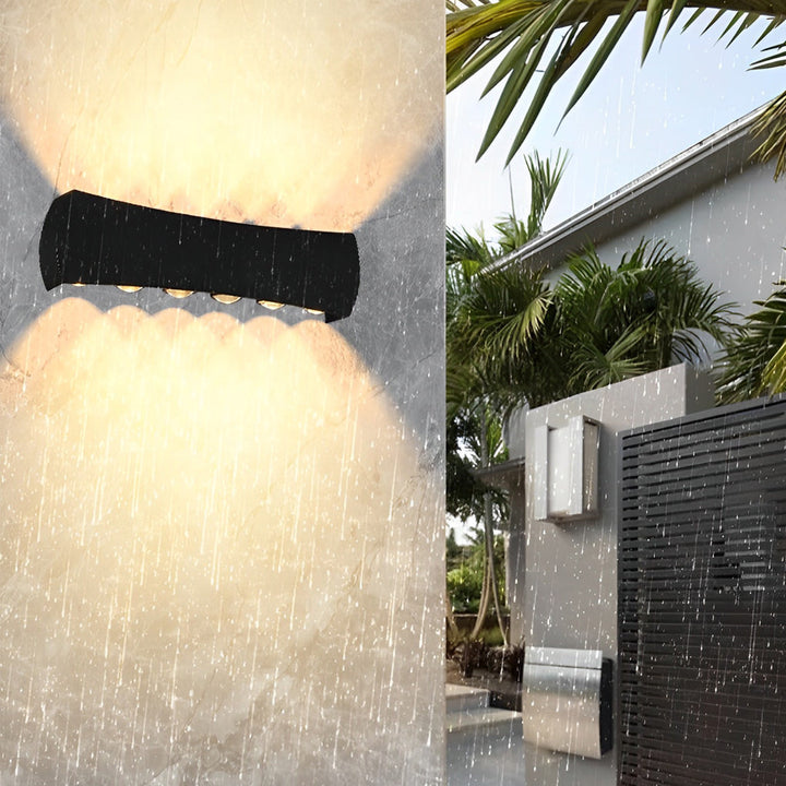 Outdoor Up Down Light LED Waterproof Exterior Aluminum Wall Lights | Kalsten