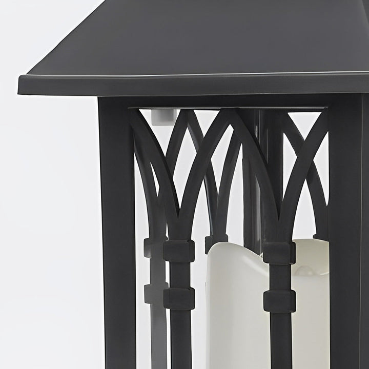 Portable Lantern Waterproof LED Intelligent Black Solar Outdoor Lights | Kalsten