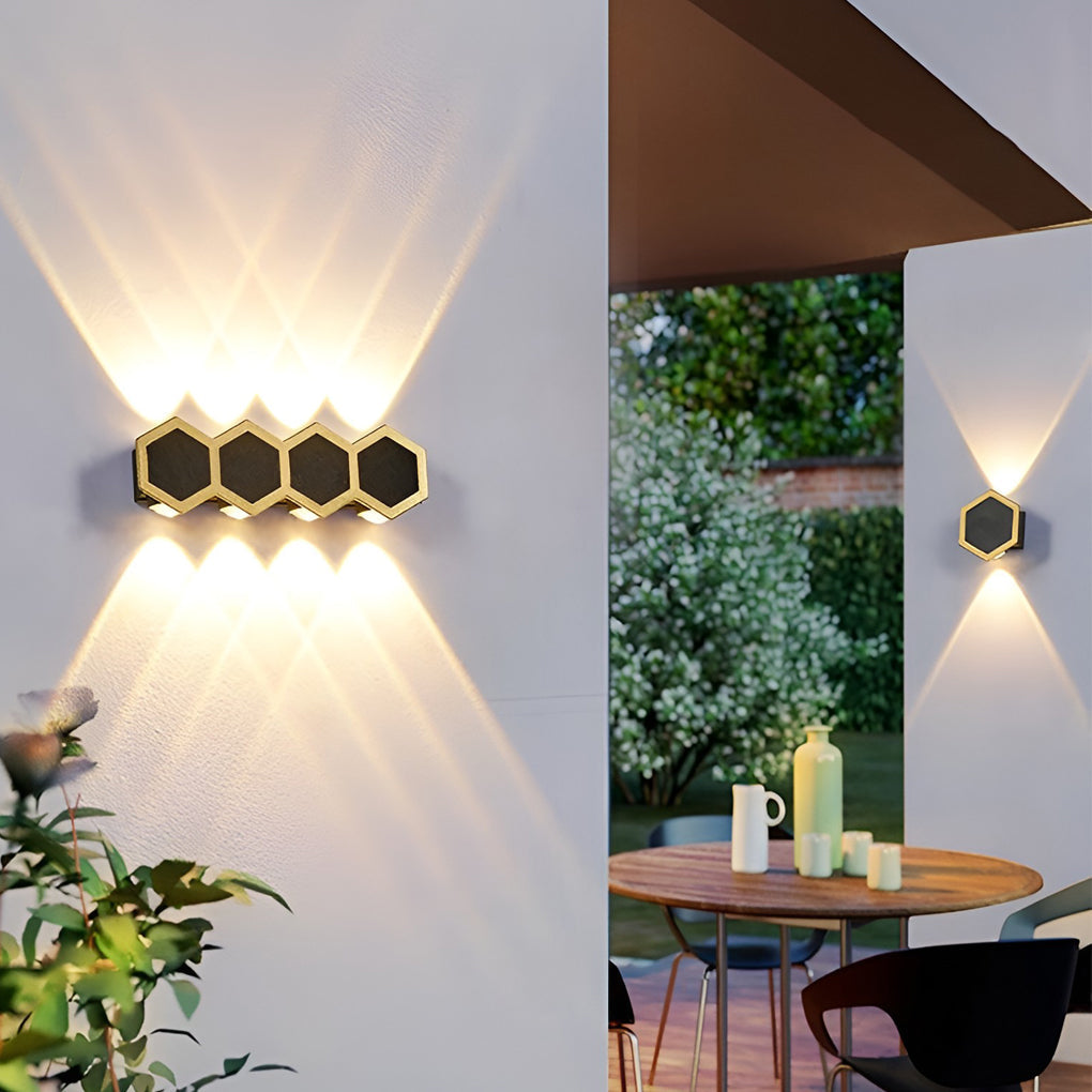 Beehive-shaped LED Up and Down Lights Waterproof Modern Wall Washer Light | Kalsten