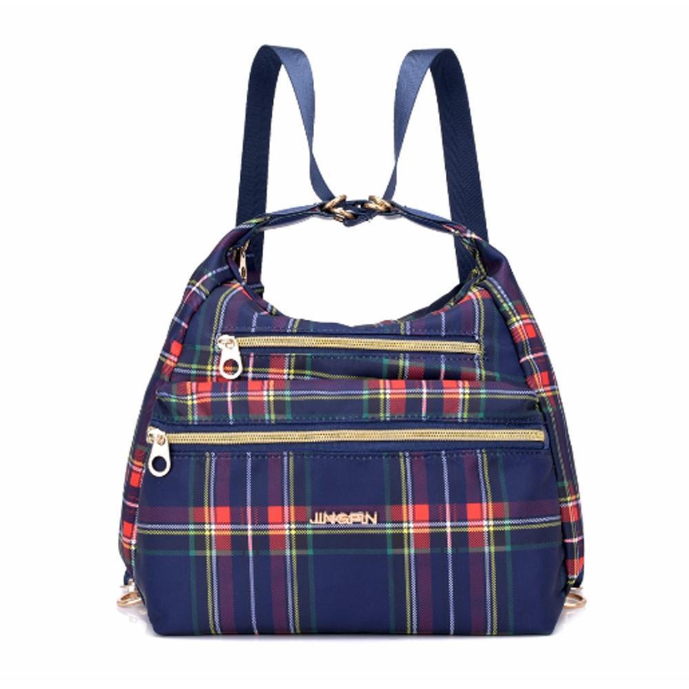 Bag with double zippers, backpack, handbag and crossbody bag | Kalsten