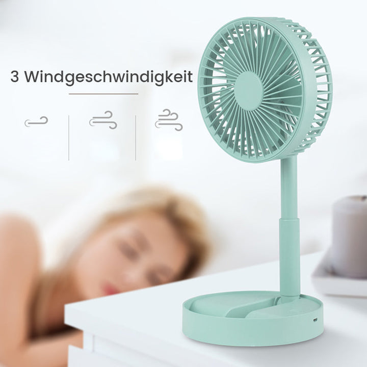 Kalsten | Height-adjustable, rechargeable telescopic stand fan