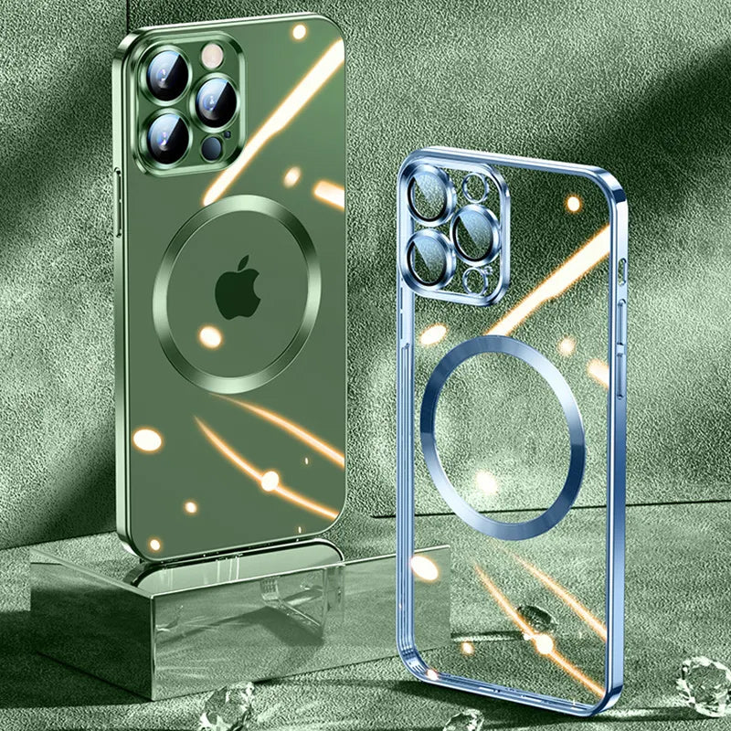 Kalsten | Electroplating Wireless Magnetic Charging All-Inclusive Lens Case for iPhone